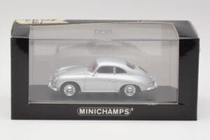 Porsche 356B クーペ シルバー Minichamps 1:43 400064321 メタル - 画像 4/4