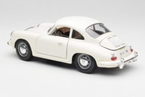 Porsche 356B ホワイト Bburago 1:18 3021-M3 メタル - 画像 7/8
