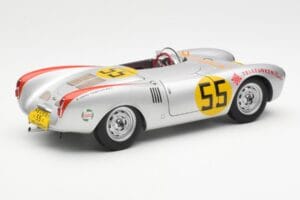 Porsche 550-1500 RS Spyder #55 H. Herrmann Carrera Panamericana 1954 AUTOart 1:18 85470 メタル - 画像 3/8