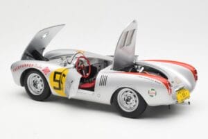 Porsche 550-1500 RS Spyder #55 H. Herrmann Carrera Panamericana 1954 AUTOart 1:18 85470 メタル - 画像 5/8