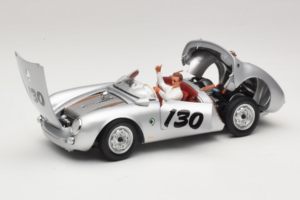 Porsche 550 A Spyder Little Bastard James Dean Schuco 1:18 450033200 メタル - 画像 2/8