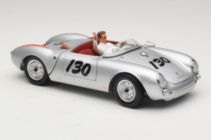 Porsche 550 A Spyder Little Bastard James Dean Schuco 1:18 450033200 メタル - 画像 6/8