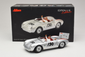 Porsche 550 A Spyder Little Bastard James Dean Schuco 1:18 450033200 メタル - 画像 8/8