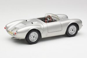 Porsche 550 A Spyder シルバー Maisto 1:18 50314 メタル - 画像 3/8