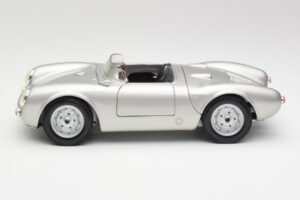 Porsche 550 A Spyder シルバー Maisto 1:18 50314 メタル - 画像 4/8
