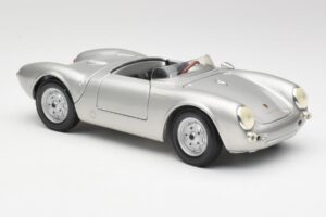 Porsche 550 A Spyder シルバー Maisto 1:18 50314 メタル - 画像 6/8