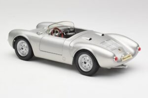 Porsche 550 A Spyder シルバー Maisto 1:18 50314 メタル - 画像 7/8