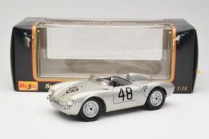 Porsche 550A Spyder #48 Sports Prototype 1955 Maisto 1:18 50341 メタル - 画像 8/8