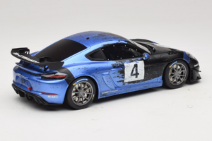 Porsche 718 Cayman GT4 RS Clubsport ブラック ブルー Otto 1:18 OT469 レジン - 画像 2/6