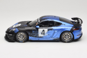 Porsche 718 Cayman GT4 RS Clubsport ブラック ブルー Otto 1:18 OT469 レジン - 画像 3/6
