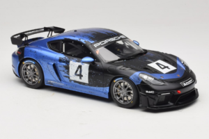 Porsche 718 Cayman GT4 RS Clubsport ブラック ブルー Otto 1:18 OT469 レジン - 画像 4/6