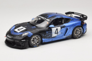 Porsche 718 Cayman GT4 RS Clubsport ブラック ブルー Otto 1:18 OT469 レジン