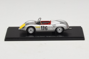 Porsche 718 RS 61 #136 S. Moss / G. Hill Porsche KG Targa Florio 1961 Spark 1:43 S4149 レジン