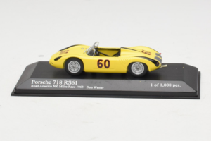 Porsche 718 RS61 #60 D. Wester Road America 500 Miles 1963 Minichamps 1:43 430636560 メタル