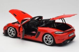 Porsche 718 Spyder RS Guards Red Norev 1:18 187271 メタル - 画像 5/8