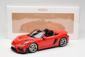 Porsche 718 Spyder RS Guards Red Norev 1:18 187271 メタル - 画像 8/8