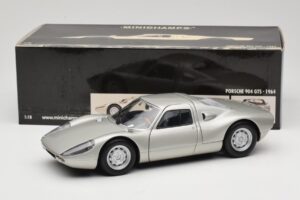 Porsche 904 GTS シルバー Minichamps 1:18 180067722 メタル - 画像 8/8
