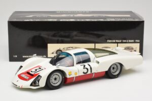 Porsche 906 LH #31 H. Herrmann / H. Linge Porsche System Engineering 24 Hours of Le Mans 1966 Minichamps 1:18 100666131 メタル - 画像 8/8