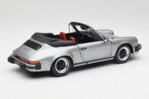 Porsche 911 930 Carrera 3.2 カブリオレ グレー メタリック Minichamps 1:18 100063034 メタル - 画像 3/8