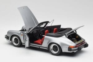 Porsche 911 930 Carrera 3.2 カブリオレ グレー メタリック Minichamps 1:18 100063034 メタル - 画像 5/8