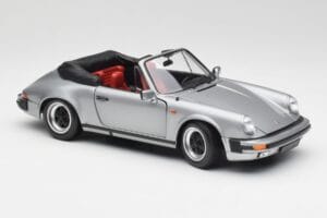Porsche 911 930 Carrera 3.2 カブリオレ グレー メタリック Minichamps 1:18 100063034 メタル - 画像 6/8