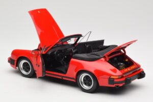 Porsche 911 930 Carrera 3.2 Cabriolet Guards Red Minichamps 1:18 110063030 メタル - 画像 5/8
