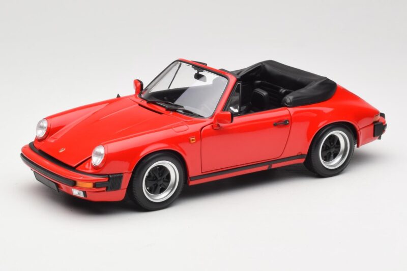 Porsche 911 930 Carrera 3.2 Cabriolet Guards Red Minichamps 1:18 110063030 メタル
