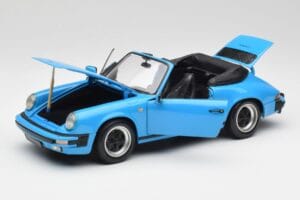 Porsche 911 930 Carrera カブリオレ ブルー Minichamps 1:18 100063032 メタル - 画像 2/8