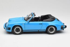 Porsche 911 930 Carrera カブリオレ ブルー Minichamps 1:18 100063032 メタル - 画像 4/8