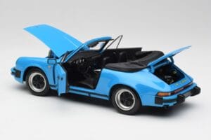 Porsche 911 930 Carrera カブリオレ ブルー Minichamps 1:18 100063032 メタル - 画像 5/8