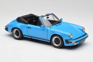 Porsche 911 930 Carrera カブリオレ ブルー Minichamps 1:18 100063032 メタル - 画像 6/8