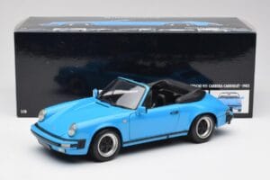 Porsche 911 930 Carrera カブリオレ ブルー Minichamps 1:18 100063032 メタル - 画像 8/8