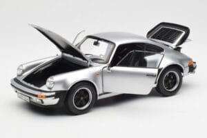 Porsche 911 930 Turbo 3.3 シルバー Norev 1:18 187574 メタル - 画像 2/8