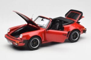 Porsche 911 930 Turbo カブリオレ レッド Norev 1:18 187664 メタル - 画像 2/8