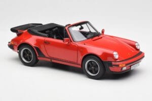 Porsche 911 930 Turbo カブリオレ レッド Norev 1:18 187664 メタル - 画像 6/8