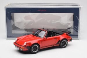 Porsche 911 930 Turbo カブリオレ レッド Norev 1:18 187664 メタル - 画像 8/8