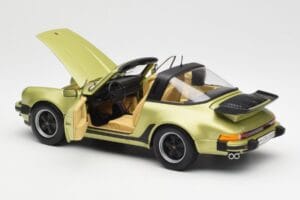 Porsche 911 930 Turbo Targa グリーン メタリック Norev 1:18 187526 メタル - 画像 7/10