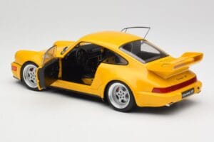 Porsche 911 964 3.8 RS Speed Yellow Solido 1:18 S1803401 メタル - 画像 4/7
