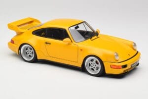 Porsche 911 964 3.8 RS Speed Yellow Solido 1:18 S1803401 メタル - 画像 5/7