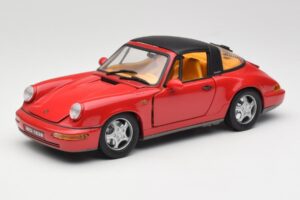 Porsche 911 964 Carrera 2 Targa レッド Anson 1:18 30305-W メタル