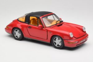 Porsche 911 964 Carrera 2 Targa レッド Anson 1:18 30305-W メタル - 画像 6/8