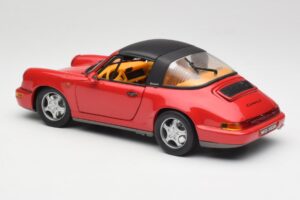 Porsche 911 964 Carrera 2 Targa レッド Anson 1:18 30305-W メタル - 画像 7/8