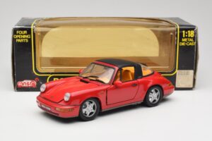Porsche 911 964 Carrera 2 Targa レッド Anson 1:18 30305-W メタル - 画像 8/8