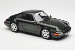 Porsche 911 964 Carrera 4 グリーン メタリック Norev 1:18 187321 メタル - 画像 6/8