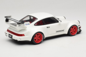 Porsche 911 964 RWB Hoonigan ホワイト GT Spirit 1:18 GT732 レジン - 画像 2/6