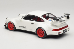Porsche 911 964 RWB Hoonigan ホワイト GT Spirit 1:18 GT732 レジン - 画像 5/6