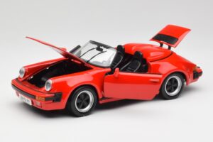 Porsche 911 964 Speedster レッド Maisto 1:18 37800-M2 メタル - 画像 2/8
