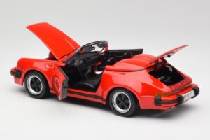 Porsche 911 964 Speedster レッド Maisto 1:18 37800-M2 メタル - 画像 5/8