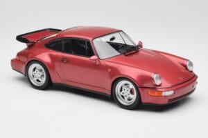 Porsche 911 964 Turbo レッド Minichamps 1:18 155069102 メタル - 画像 4/6