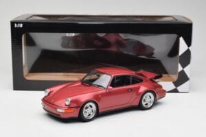 Porsche 911 964 Turbo レッド Minichamps 1:18 155069102 メタル - 画像 6/6